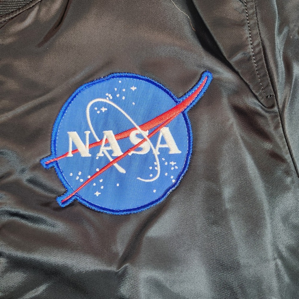 Alpha Industries NASA Apollo MA-1 Reversible Bomber Jacket S - Picture 5 of 12